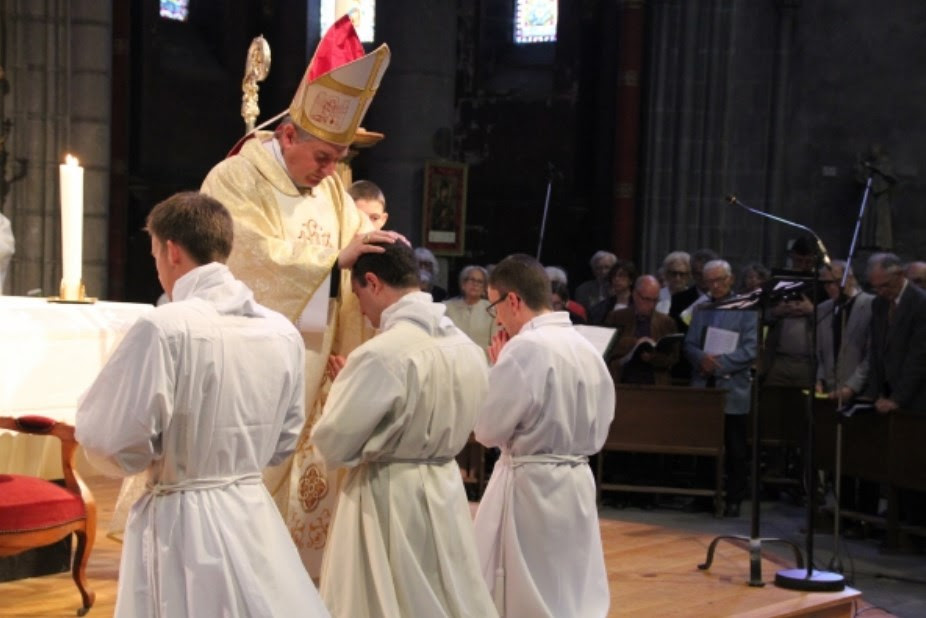 Trois ordinations sacerdotales à la cathédrale de Bayonne (64) le 30 juin 2018
