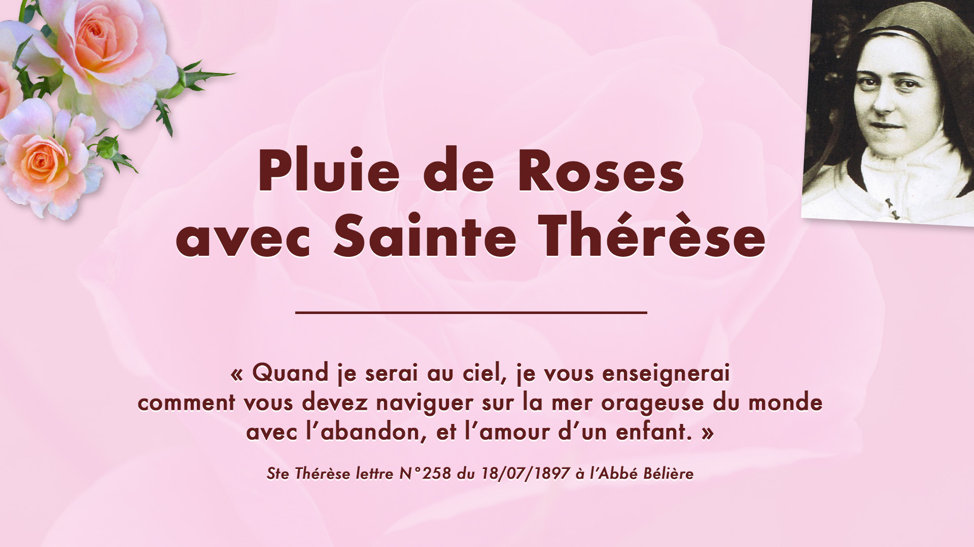 Pluie de Roses avec sainte Thérèse le 6 octobre 2018 à Alençon (61)