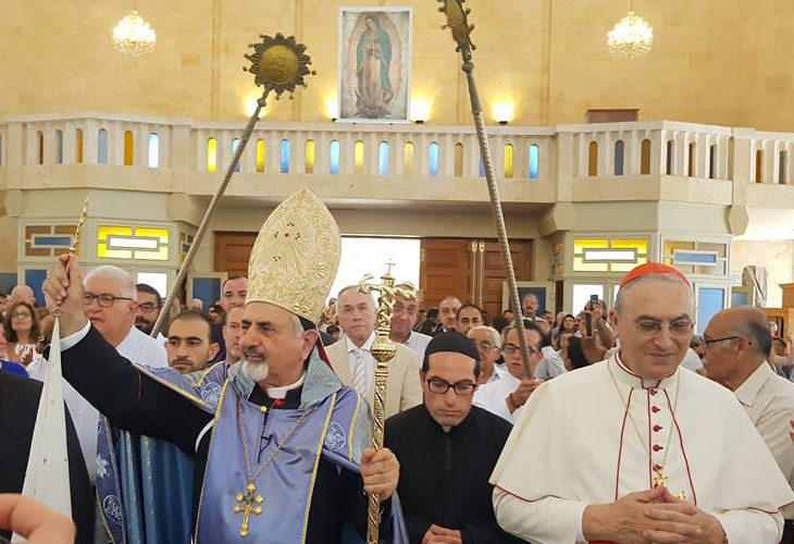 Syrie: célébration dans la cathédrale syriaque-catholique rénovée