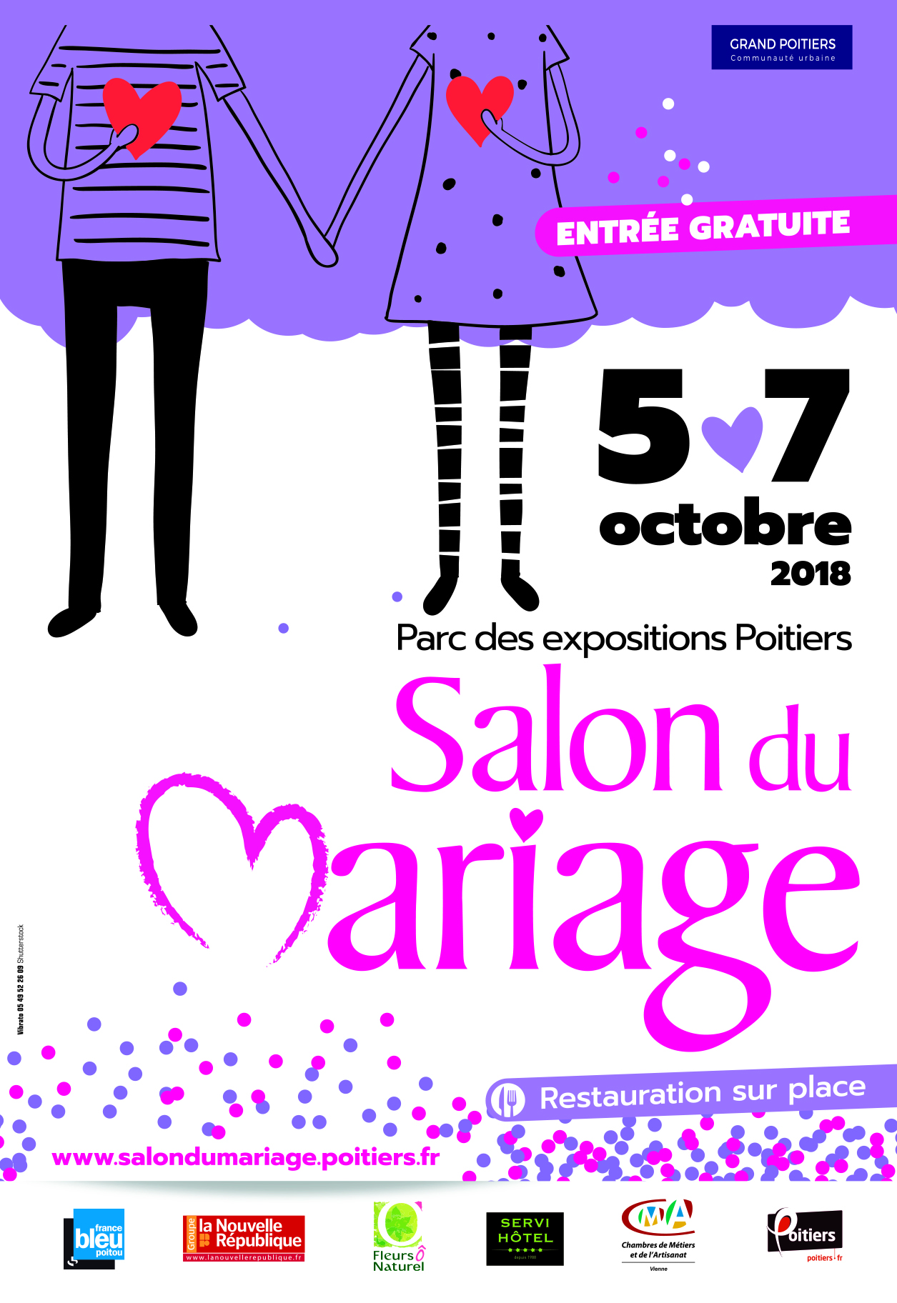 Présence de la Pastorale des familles au salon du mariage de Poitiers (86) du 5 au 7 octobre 2018