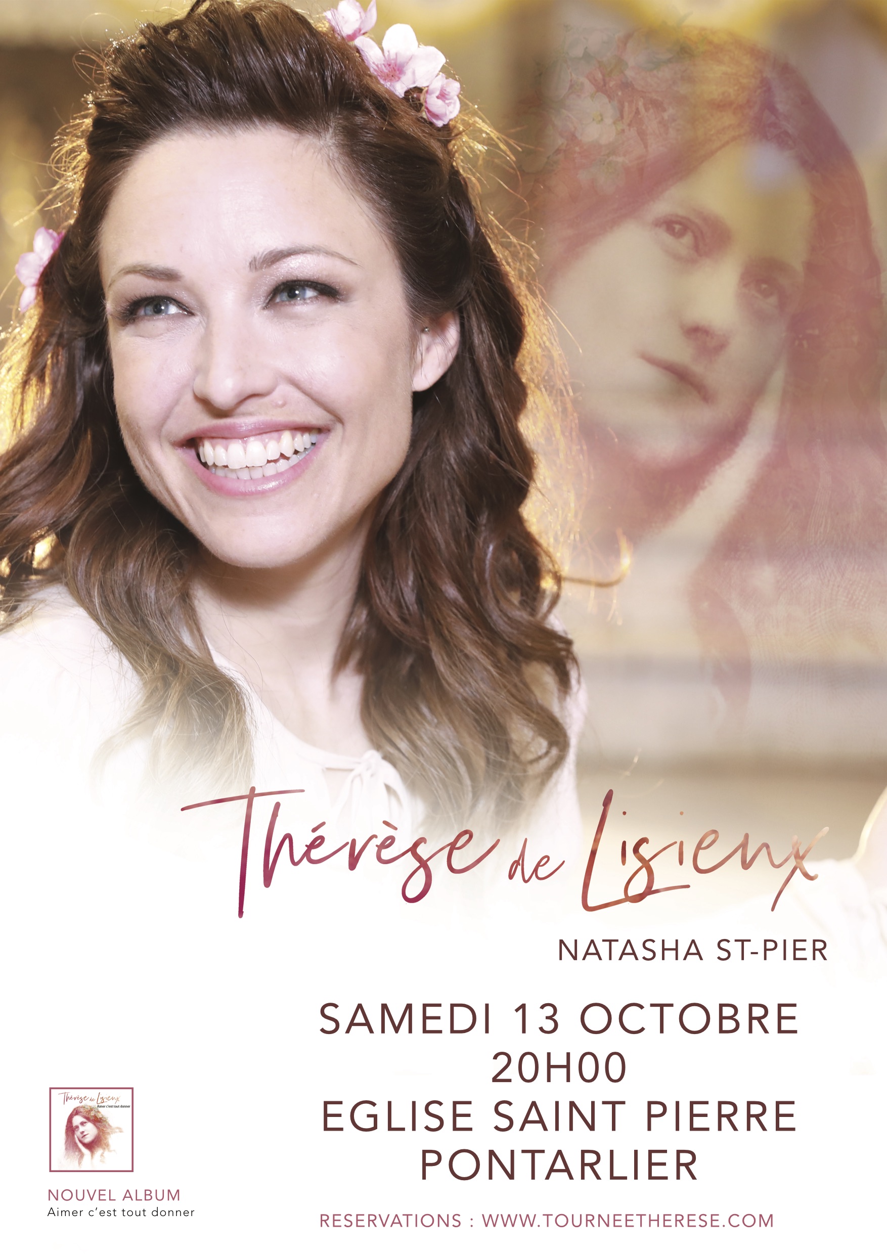 Concert de Natasha St-Pier à Pontarlier (25) le 13 octobre 2018