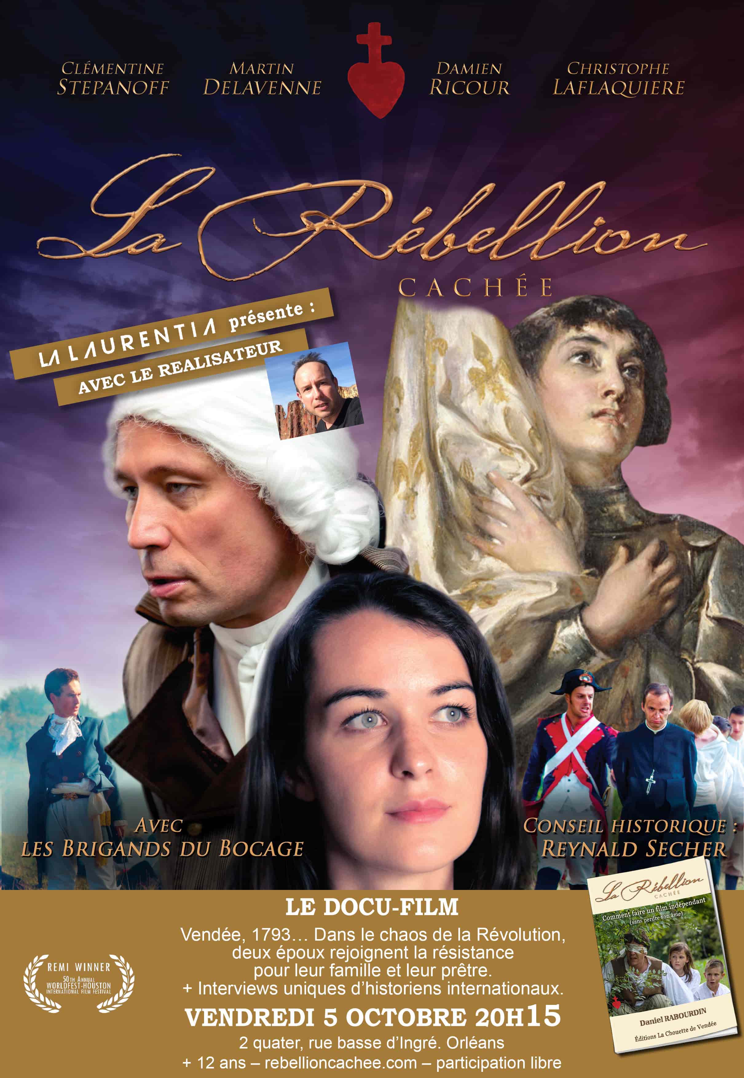 Projection du film La rébellion cachée en présence du réalisateur le 5 octobre 2018 à Orléans (45)