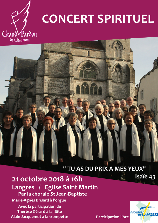 Concert spirituel le 21 octobre 2018 à Langres (52)