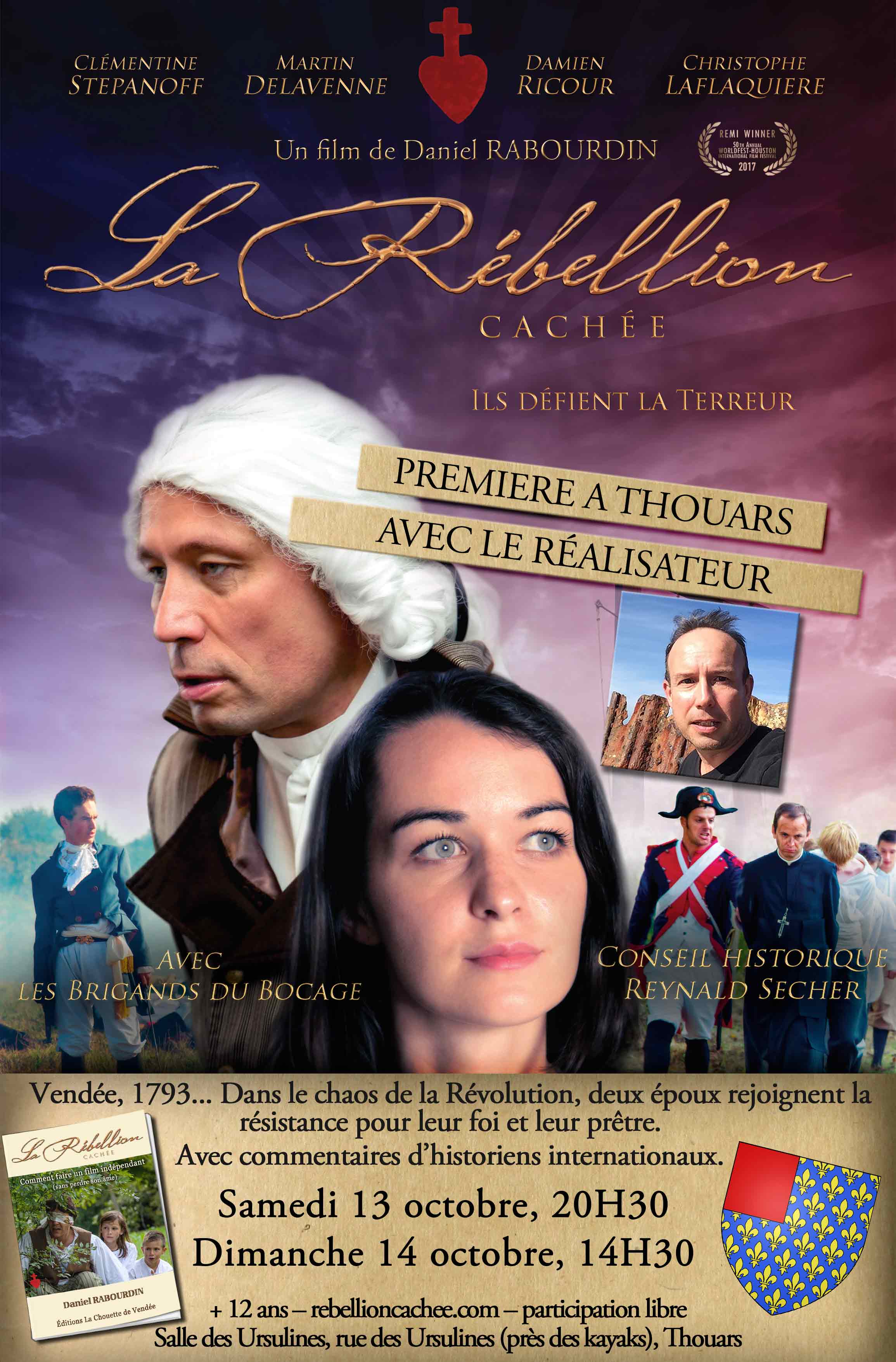 Projection du film La rébellion cachée en présence du réalisateur les 13 & 14 octobre 2018 à Thouars (79)
