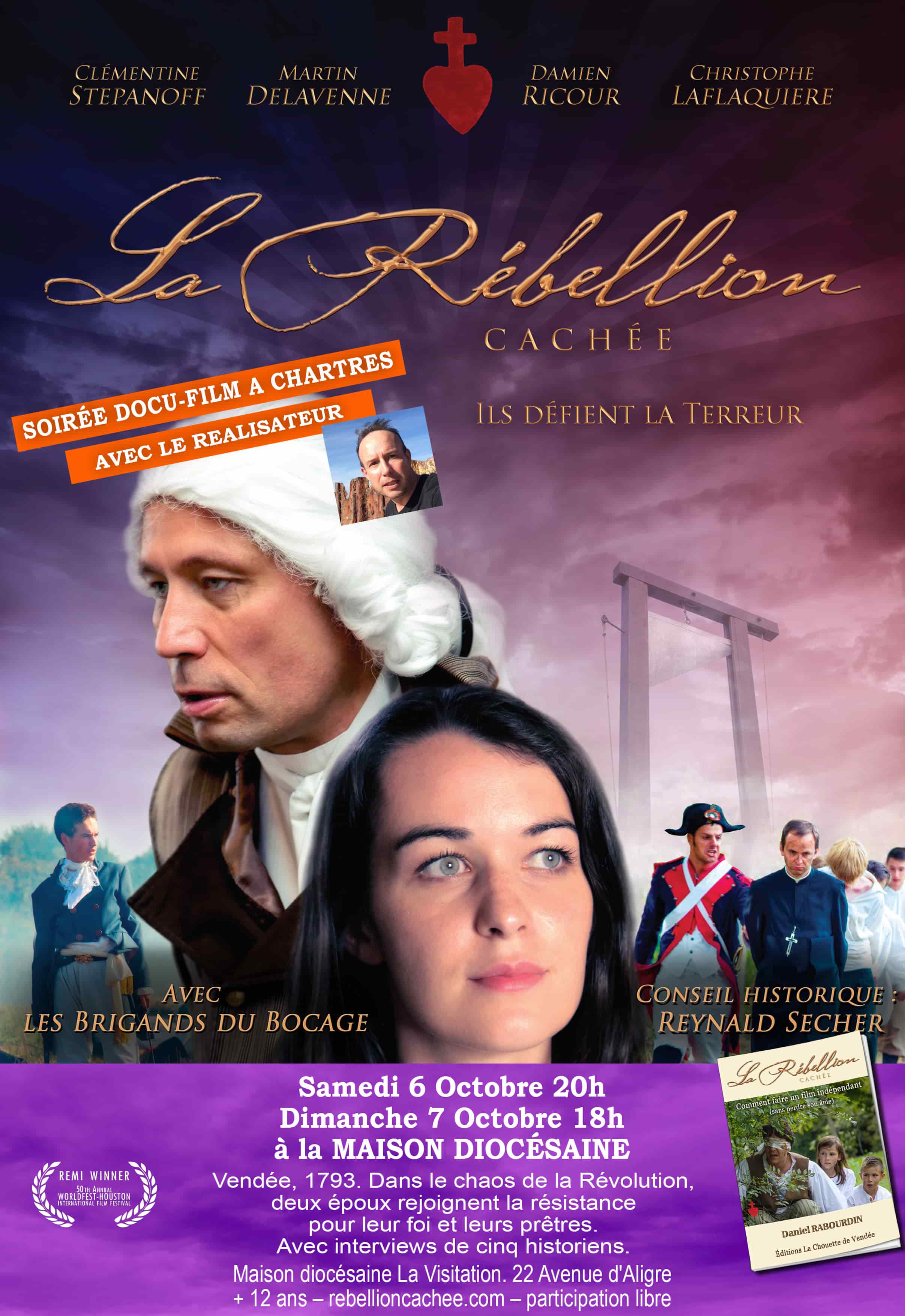 Projection du film La rébellion cachée en présence du réalisateur les 6 & 7 octobre 2018 à Chartres (28)