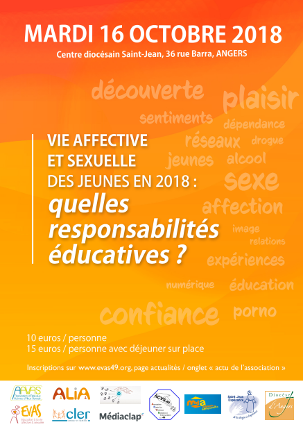 Les jeunes, Internet et la vie affective et sexuelle : se former pour mieux accompagner – le 16 octobre 2018 à Angers (49)