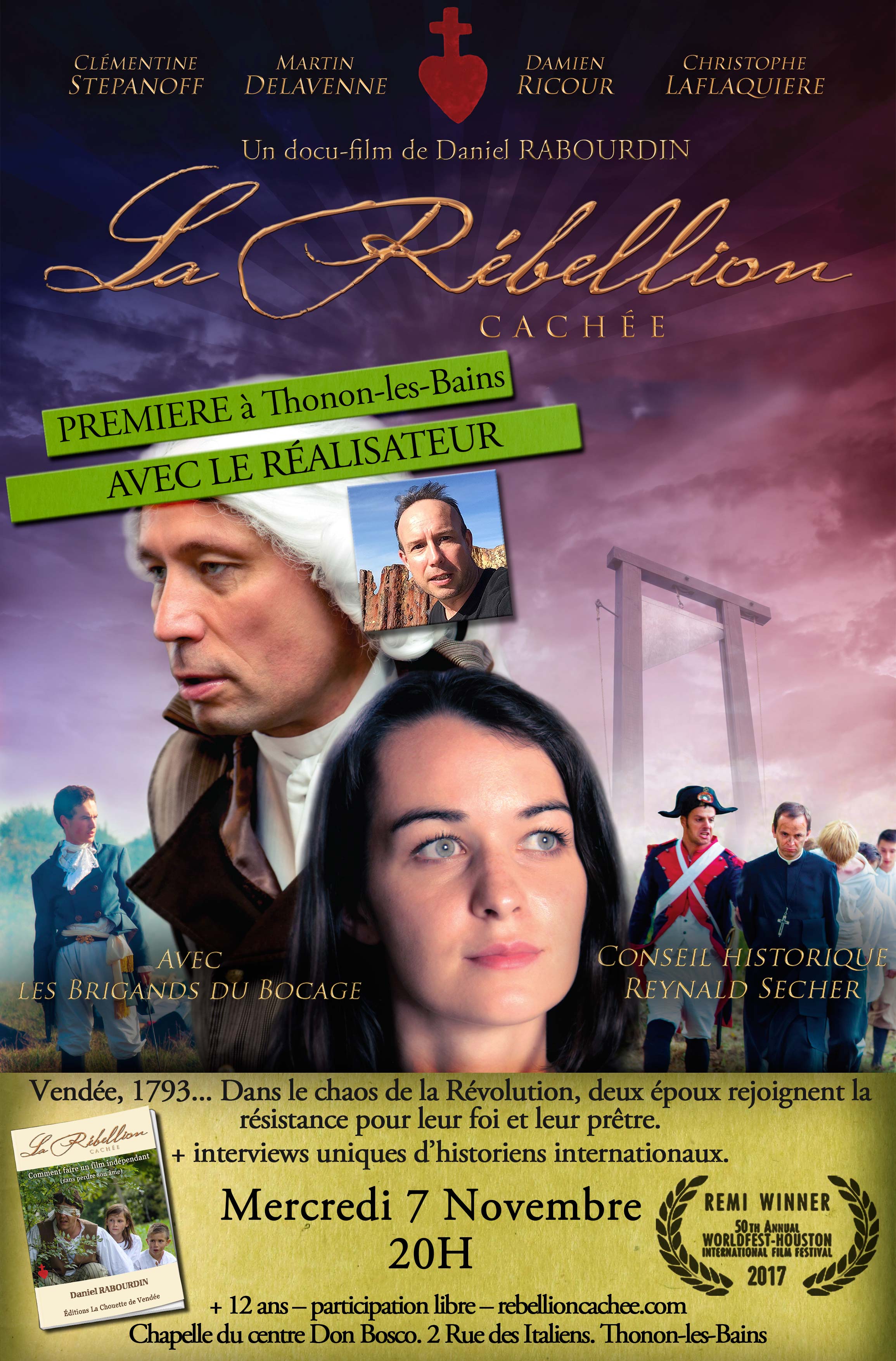 Projection du film La rébellion cachée en présence du réalisateur le 7 novembre 2018 à Thonon-les-Bains (74)
