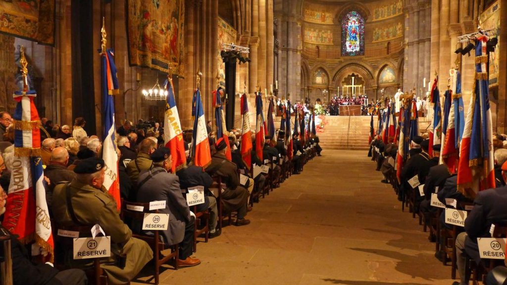 Messe pour la Paix le 18 novembre 2018 à Strasbourg (67)