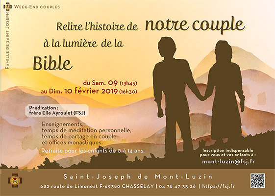 Week-end Familles/Couples les 9 & 10 février 2019 à Chasselay (69)