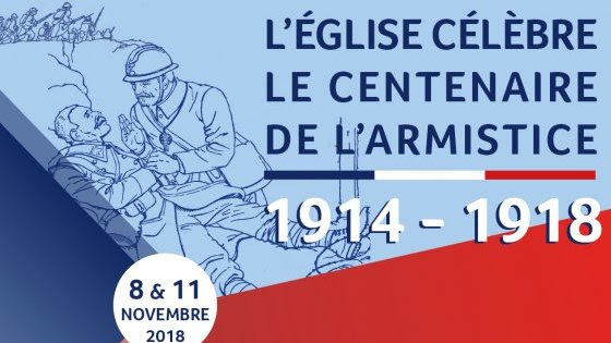 Messes pour le centenaire de la fin de la Première Guerre mondiale les 8 et 11 novembre 2018 à Paris