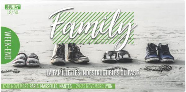 17 & 18 novembre 2018 : Week-end Family pour les jeunes de 18-30 ans à l’Abbaye de Melleray (44)