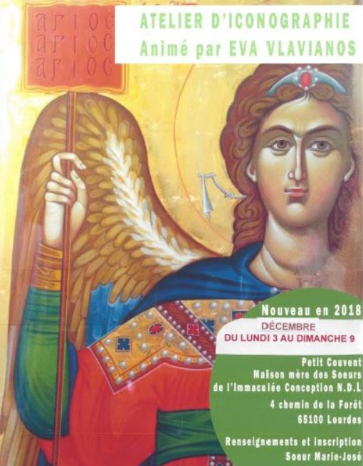 Stage atelier d’Iconographie à Lourdes (65) du 3 au 9 décembre 2018