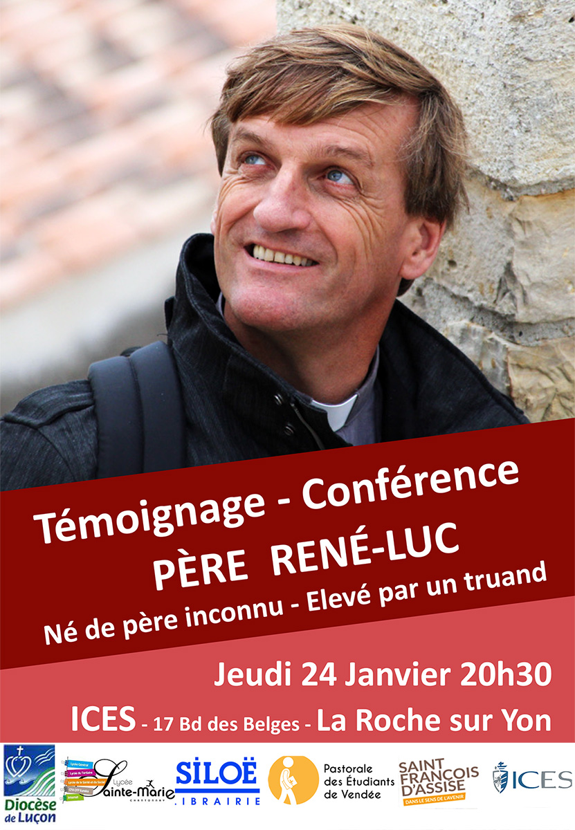 Témoignage – conférence du Père René-Luc le 24 janvier 2019 à La-Roche-Sur-Yon (85)