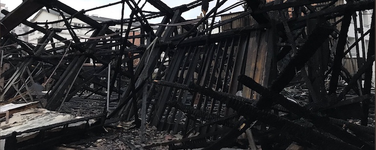 Grenoble : une église détruite par un incendie