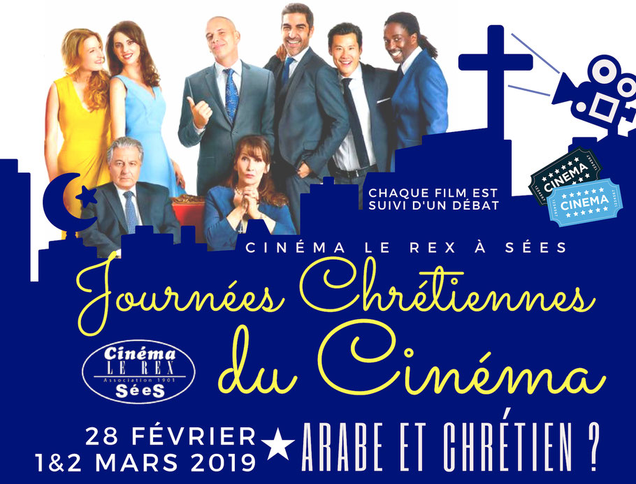 Journées chrétiennes du cinéma à Sées (61) les 28 février, 1er & 2 mars 2019