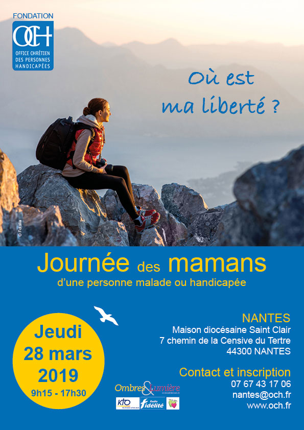 28 mars 2019 : Journée des mamans d’une personne malade ou handicapée – Nantes (44)