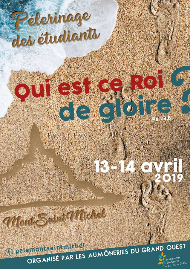 13 et 14 avril 2019 : Pèlerinage des Étudiants du grand ouest au Mont-Saint-Michel (50)