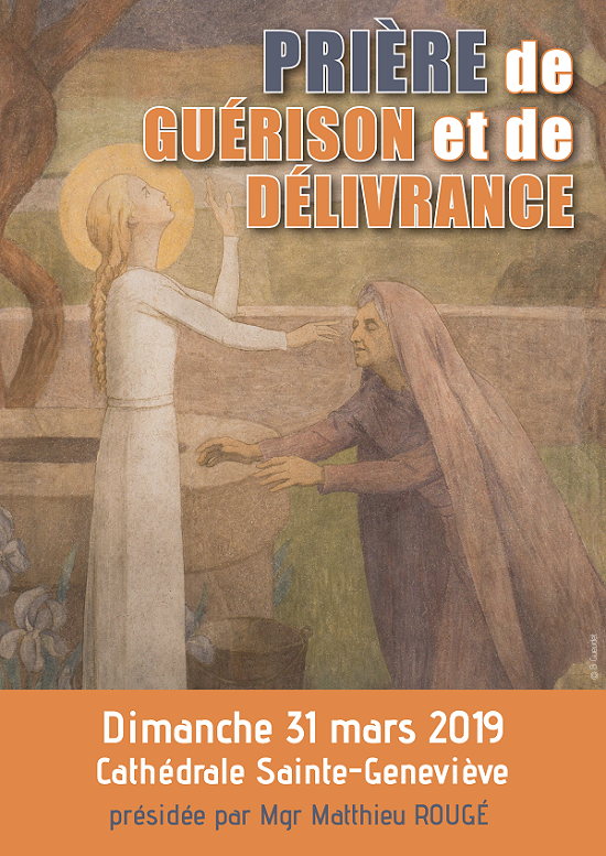 Prière de guérison et de délivrance le 31 mars 2019 à Nanterre (92)