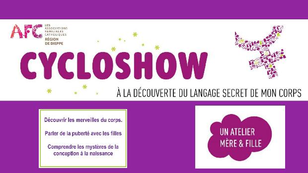 Atelier Cycloshow (mère et fille) – A la découverte du langage secret de mon corps le 24 mars 2019 à Mont-St-Aignan (76)
