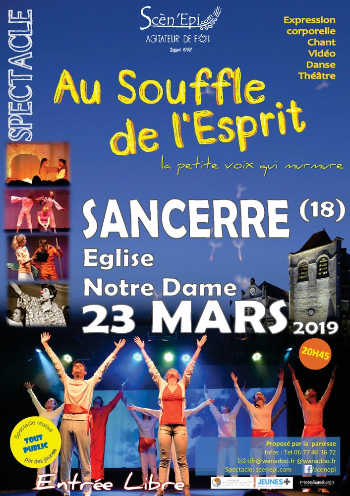 Scèn’Epi – Spectacle « Au Souffle de l’Esprit »  le 23 mars 2019 à Sancerre (18)