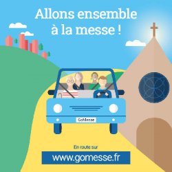 Lancement de GoMesse, la plateforme web de covoiturage entre paroissiens
