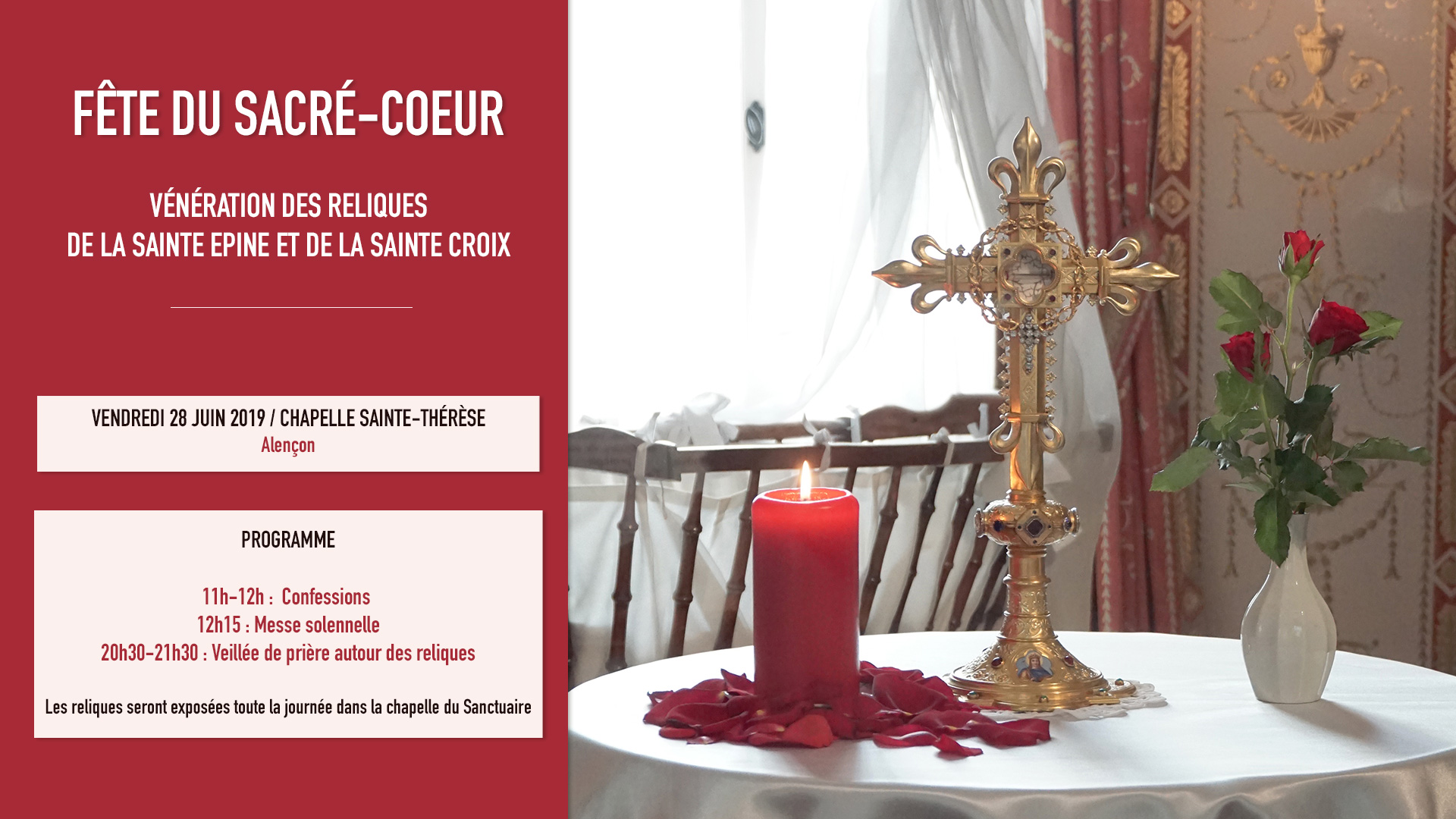 Fête du Sacré-Coeur le 28 juin 2019 à Alençon (61)