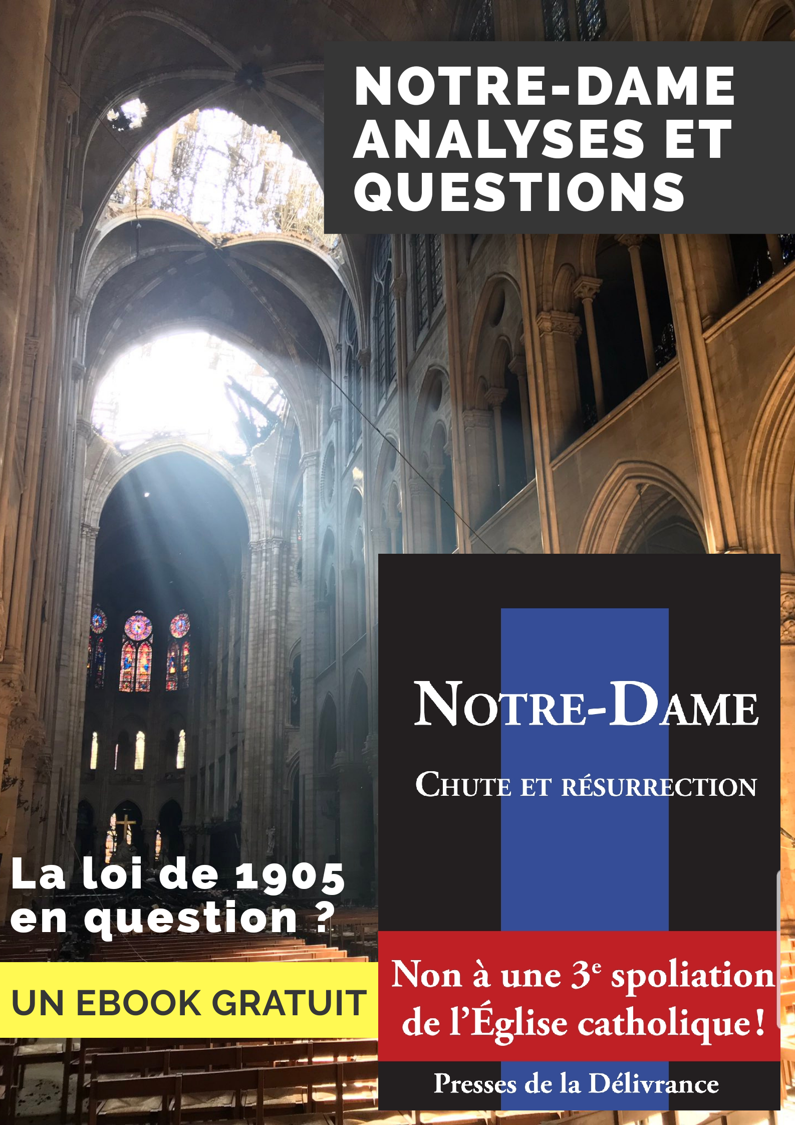 Notre Dame de Paris chute et résurrection