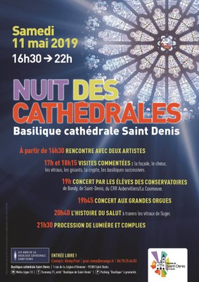 La Nuit des cathédrales le 11 mai 2019 à Saint-Denis (93)