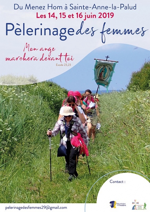 Pèlerinage des femmes du 14 au 16 juin 2019 du Menez Hom (29) à Sainte-Anne-la-Palud (29)