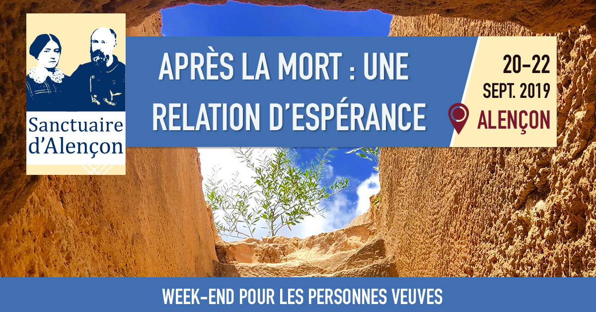 Week-end pour les personnes veuves – du 20 au 22 septembre 2019 à Alençon (61)