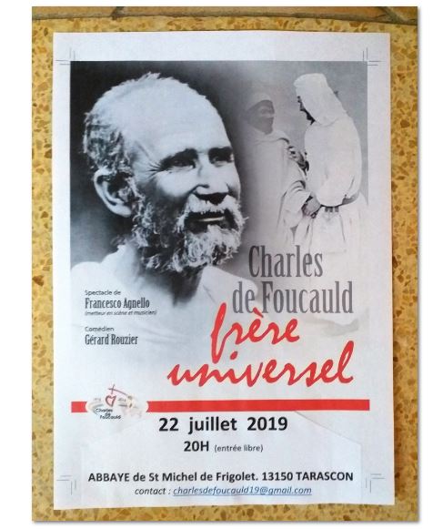 Un frère universel : Charles de Foucauld – Spectacle le 22 juillet à l’Abbaye Saint Michel de Frigolet (13)
