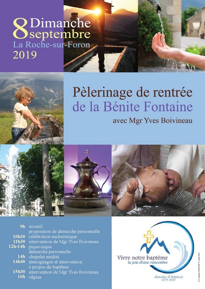 Pèlerinage de Bénite-Fontaine le 8 septembre 2019 à La Roche-sur-Foron (74)