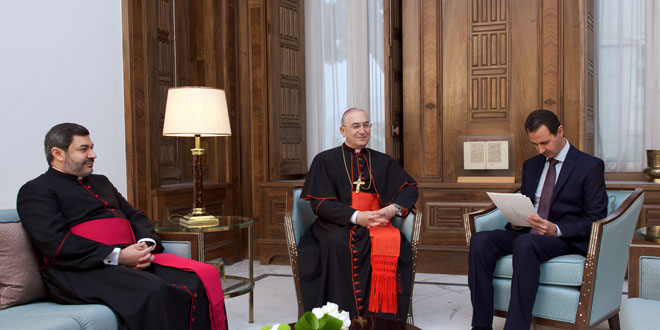 Syrie: le pape François écrit au président Bachar el-Assad
