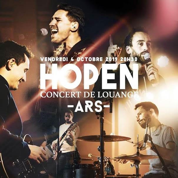 Hopen en concert le 4 octobre 2019 à Ars (01)