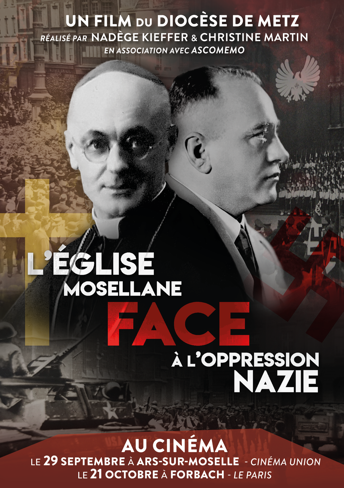 L’Église mosellane face à l’oppression nazie – Le film-documentaire projeté le 29 septembre à Ars-sur-Moselle (57) et à Forbach (57) le 21 octobre 2019