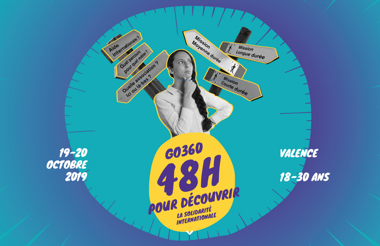 Go 360: 48h pour s’engager dans une ONG chrétienne – Les 19 & 20 octobre 2019 à Valence (26)