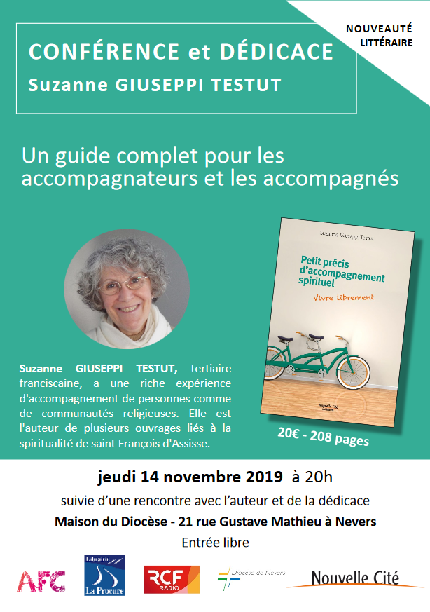 Conférence sur l’accompagnement spirituel le 14 novembre 2019 à Nevers (58)
