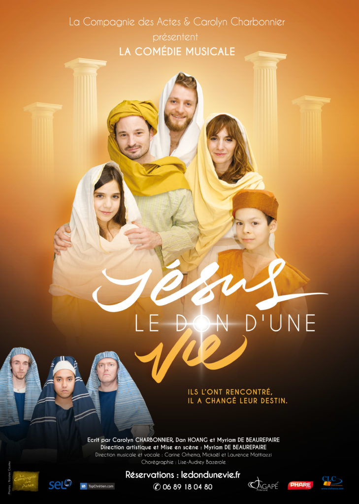 Jésus, le don d’une vie — la comédie musicale qui n’attends plus que vous ! Le 19 octobre 2019 à Epinay-sur-Seine (93)