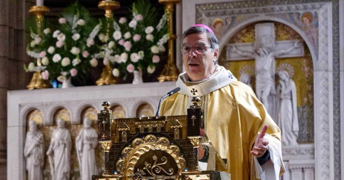 Paris: célébration par Mgr Aupetit de la messe d’ouverture du jubilé du centenaire de la dédicace du Sacré-Cœur