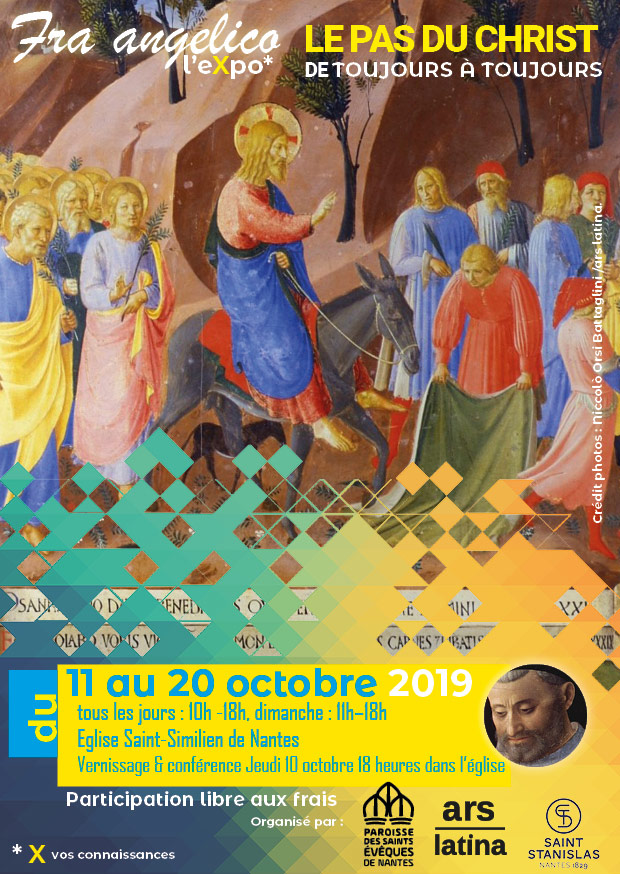 Exposition Fra Angelico du 10 au 20 octobre 2019 à Nantes (44)