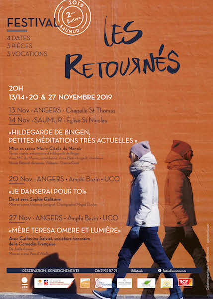 Festival Les Retournés du 13 au 27 novembre 2019 à Angers (49) & Saumur (49)