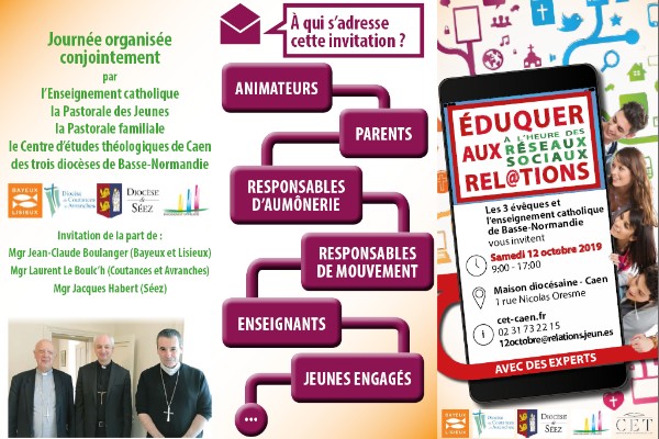 Éduquer à l’heure des réseaux sociaux – Journée d’étude le 12 octobre 2019 à Caen (14)