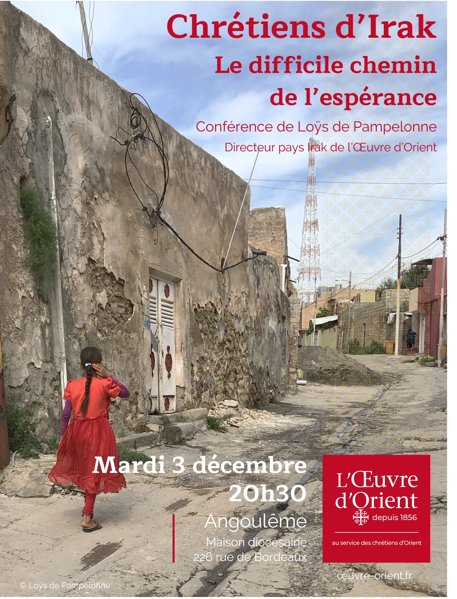 Angoulême : conférence de l’Œuvre d’Orient sur les chrétiens d’Irak