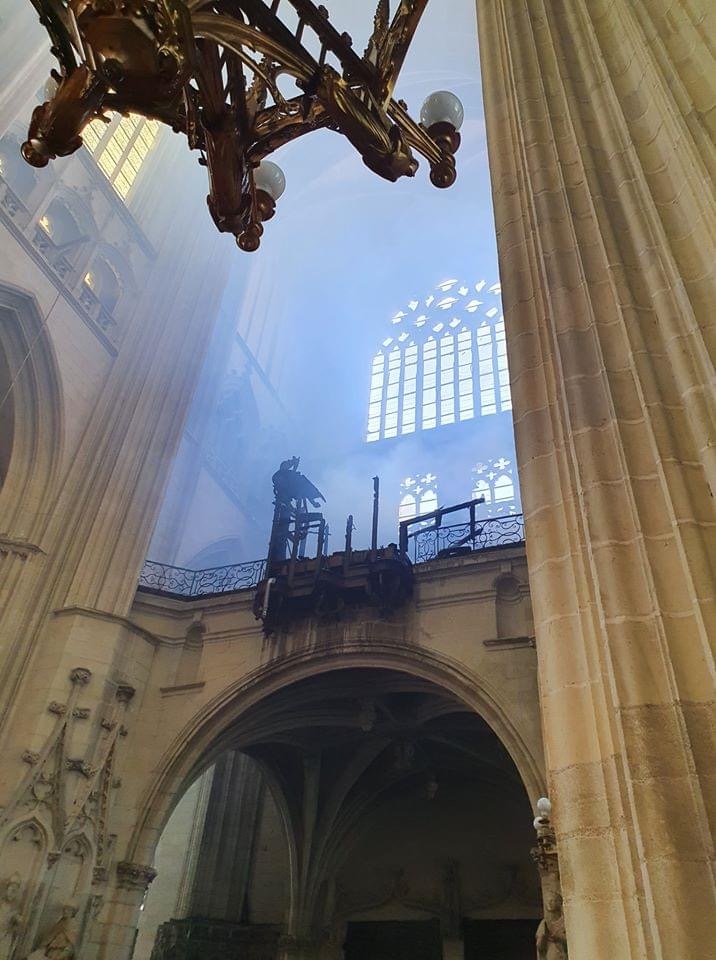 Incendie de la cathédrale de Nantes: le grand orgue détruit