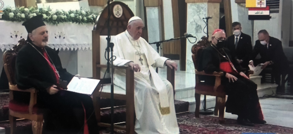 Bagdad: le Pape s’exprime à la cathédrale Notre-Dame du Salut