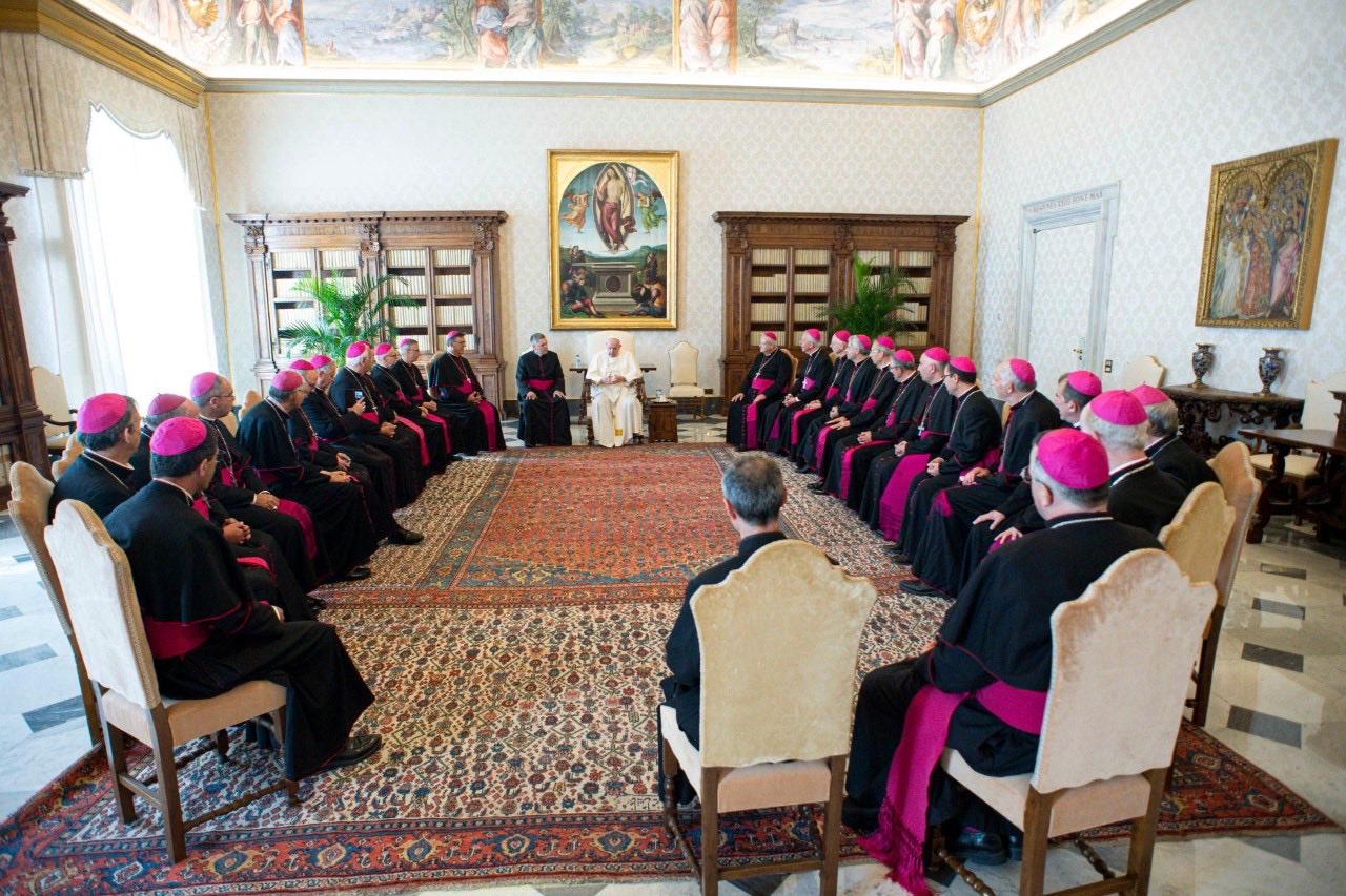 Le Pape a rencontré les évêques de France