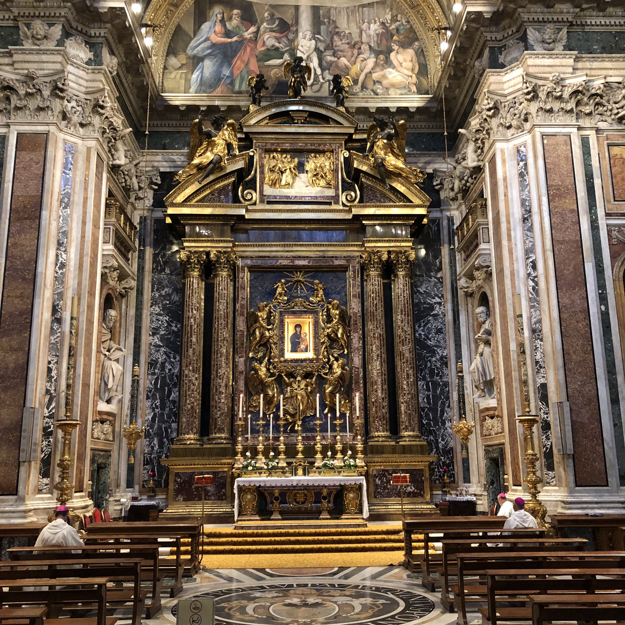 Rome: les évêques français célèbrent à la basilique Sainte-Marie-Majeure