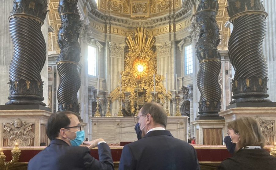 Rome: arrivée de Jean Castex au Vatican