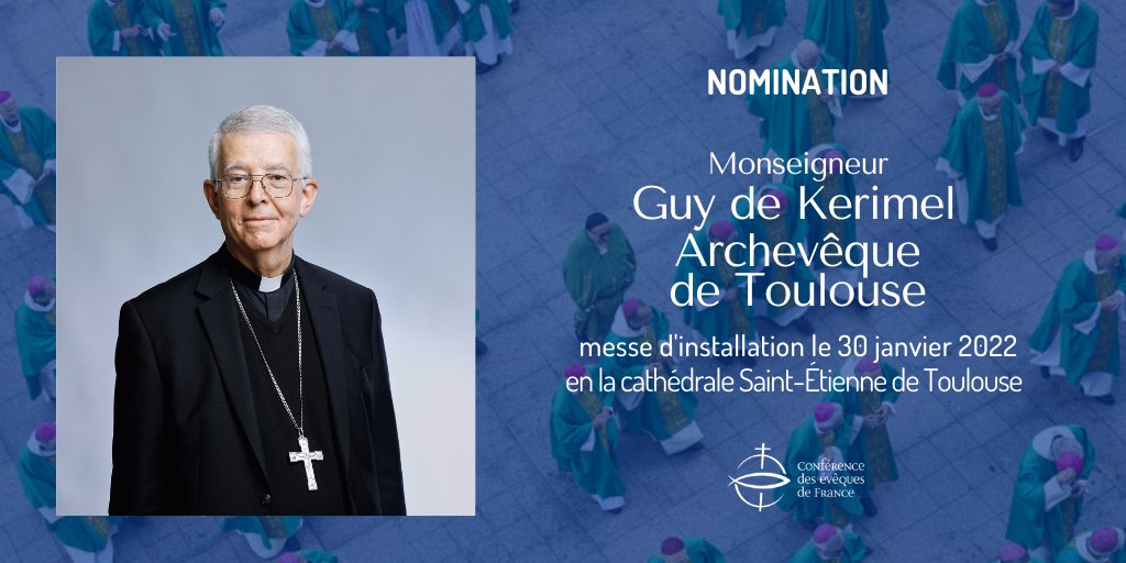 Mgr de Kerimel nommé archevêque de Toulouse