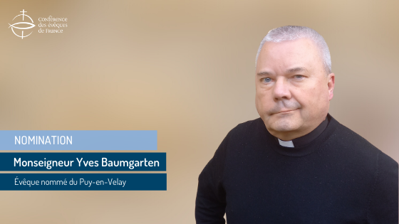 Mgr Yves Baumgarten devient évêque du Puy-en-Velay